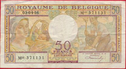 belgique-50-francs-3-4-56-1131