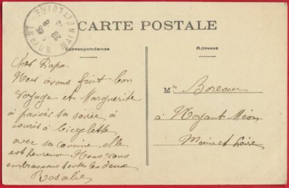CPA Chateauneuf-sur-Sarthe - Construction d'un pont par le 6e Génie – Image 2