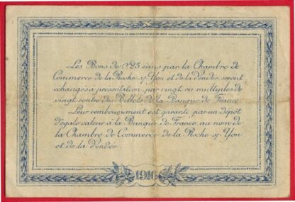 La Roche -sur-Yon - Vendée - 25 Centimes – Image 2