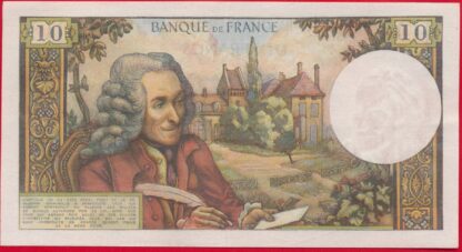 10 Francs - Voltaire – 1967 – Image 2