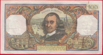 100 Francs Corneille - 1972 – Image 2