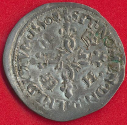 HENRI II - Douzain aux croissants - 1550 - Poitiers – Image 2