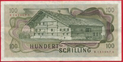 AUTRICHE - 100 Schilling - 1969 – Image 2