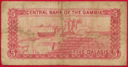 GAMBIE - 5 Dalasis - ND – Image 2