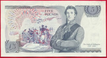 GRANDE-BRETAGNE - Five Pounds - ND (1973-1980) – Image 2