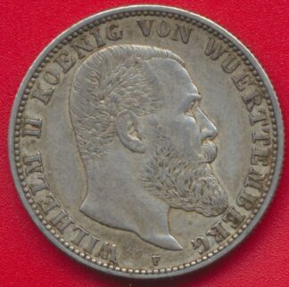 allemagne-wurtemberg-2-mark-1904-f