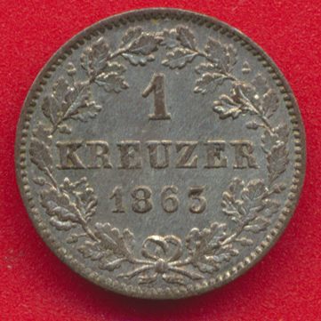 allemagne-wurtemberg-kreuzer-1863