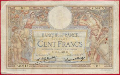Lot 10 X 100 Francs - Merson – Image 2