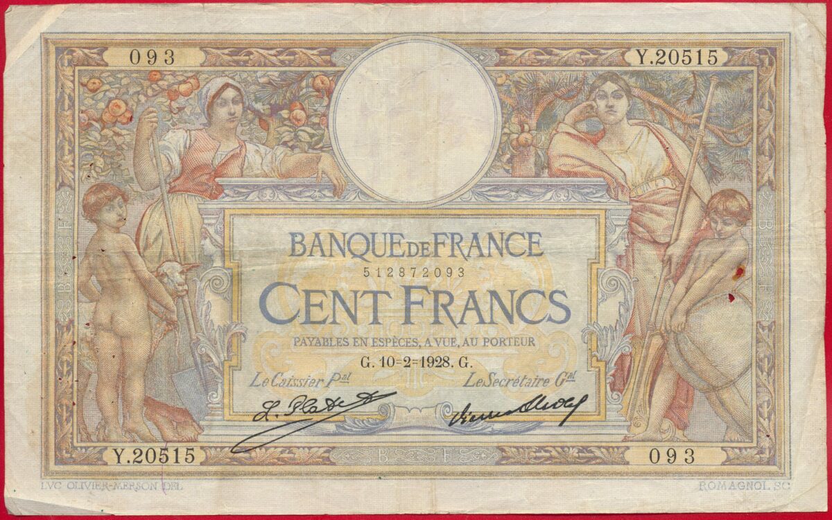 100-francs-merson-26-1-1939-7320