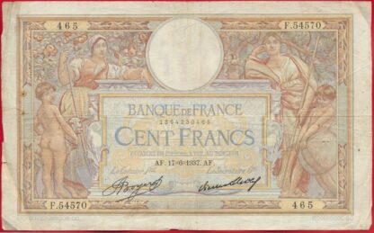 Lot 10 X 100 Francs - Merson – Image 18
