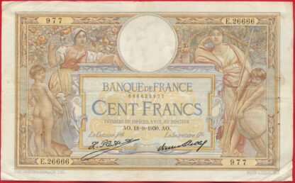 Lot 10 X 100 Francs - Merson – Image 6