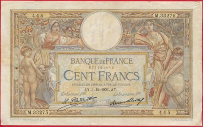 Lot 10 X 100 Francs - Merson – Image 8
