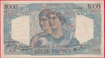1000-francs-minerve-hercule-31-8-1945-5955