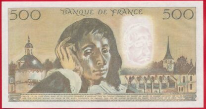 500  Francs - Pascal - 1984 – Image 2