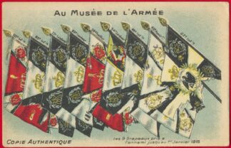 cpa-au-musee-armee-drapeaiux-pris-ennemi-janvier-1915