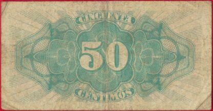ESPAGNE - 50 Centimos - 1937 – Image 2