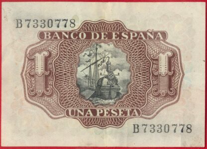 ESPAGNE - Peseta - 1953 – Image 2