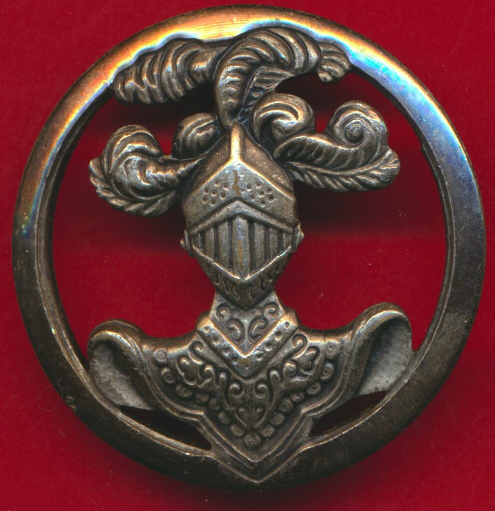ÉCUSSON MILITAIRE 6/12E régiment de cuirassiers (arme blindée cavalerie