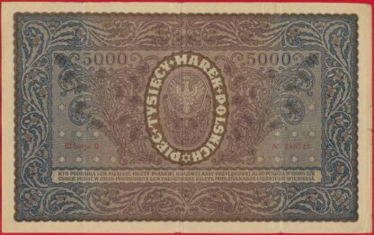 POLOGNE - 5000  Marek - 1920 – Image 2