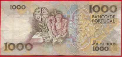 PORTUGAL - 1000 Escudos - 1988 – Image 2