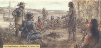souvenir-philatelique-fondation-quebec-1608-champlain