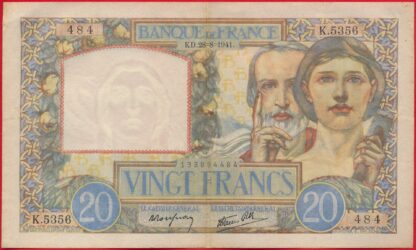20-francs-science-travail-28-8-1941-4484