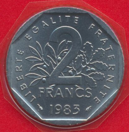2 Francs - Semeuse - 1983 – Image 2