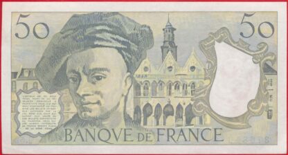 50 Francs - Quentin de la Tour - 1988 – Image 2