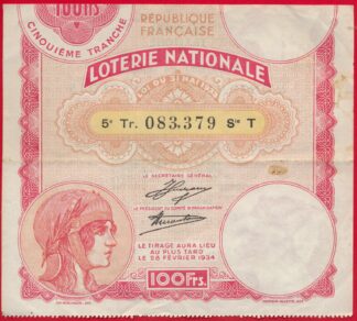 loterie-nationale-100-francs-1934-3379