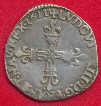 louis-xvii-huitiemet-ecu-1611-nantes
