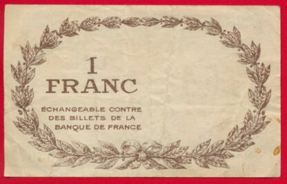 Perpignan - 1 Franc Chambre de commerce - 1919 – Image 2