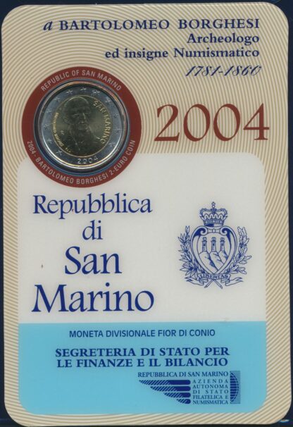 SAINT-MARIN - 2 EURO -  2004 – Image 3