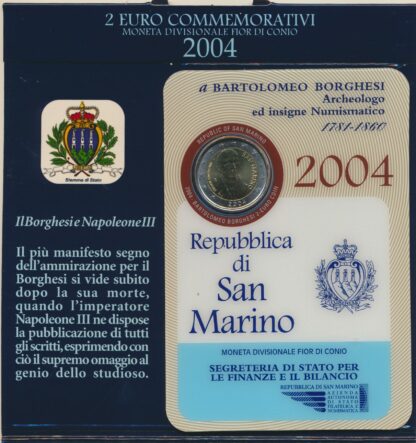SAINT-MARIN - 2 EURO -  2004 – Image 4
