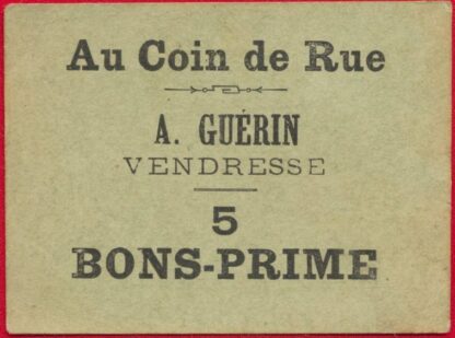 Vendresse - Lot Bons-prime - A Guérin – Image 6