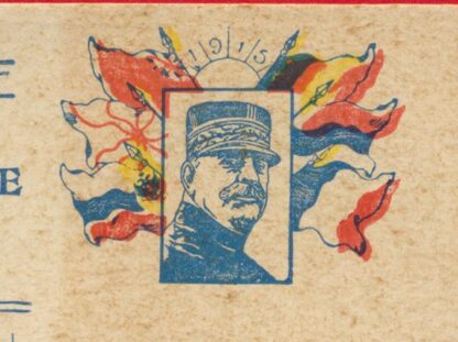 CPA  Carte Postale pour Civil ou Militaire 1915 - Général Joffre – Image 2
