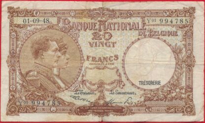 belgique-20-francs-1-9-1948-4785