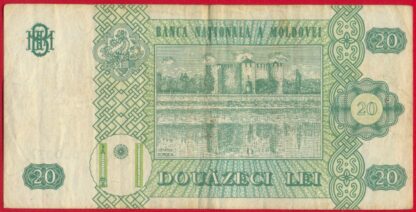 MOLDAVIE - 20 Lei - 2005 – Image 2