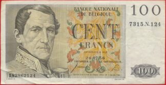 belgique-100-francs-26-07-56