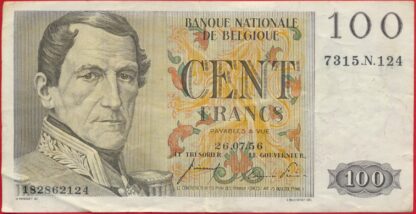 belgique-100-francs-26-07-56