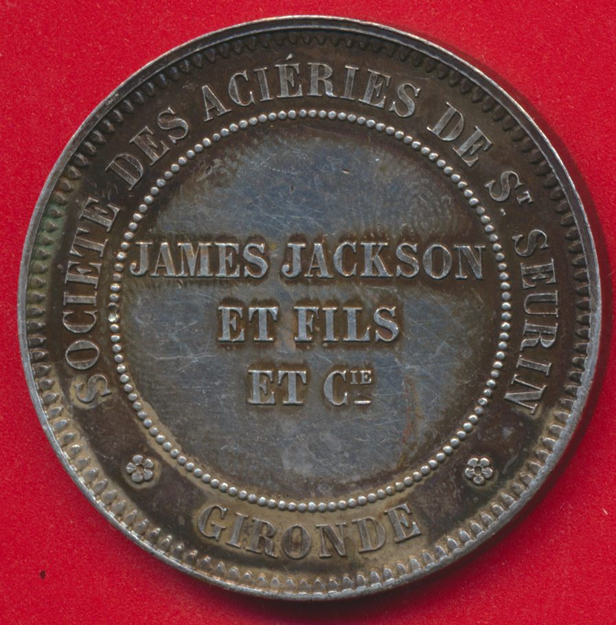 jeton-acieris-james-jackson-fils-compagnie-saint-seurin-gironde