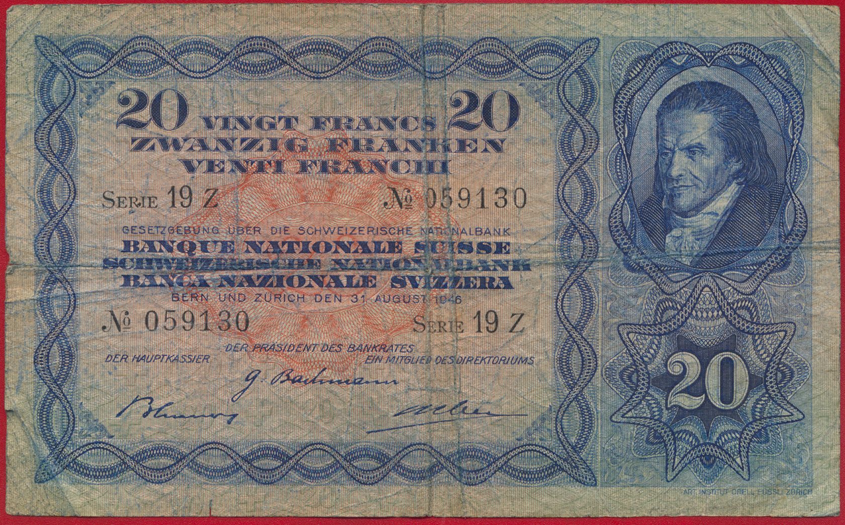 suisse-20-francs-31-8-1946-9130