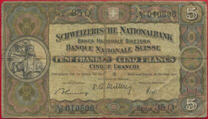 suisse-5-francs-16-10-1947-0808