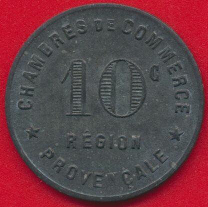 Région Provençale - 10 Centimes - Chambres de Commerce – Image 2