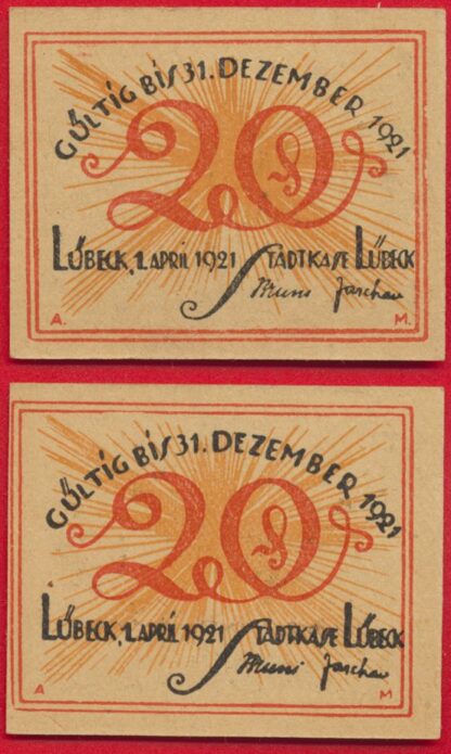 20-pfennig-lubeck-1-4-1921