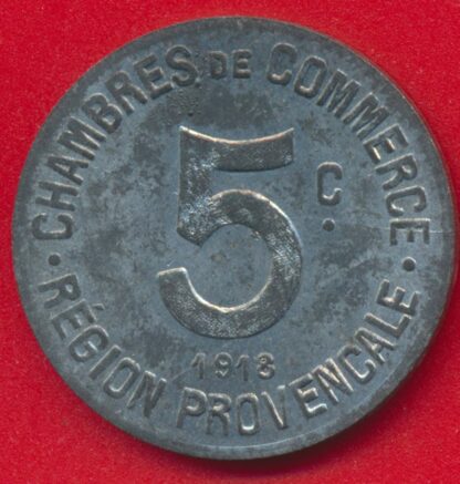 Région Provençale - 5 Centimes - Chambres de Commerce – Image 2