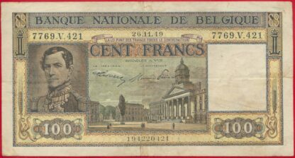 belgique-100-francs-26-11-1949-0421