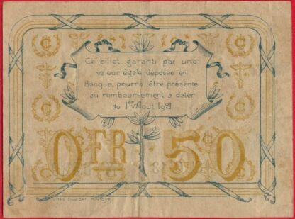 Pontoise - Union du Commerce et de l'industrie - 50 Centimes – Image 2