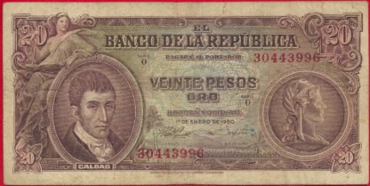 colombie-20-pesos-oro-1-1-1960-3996