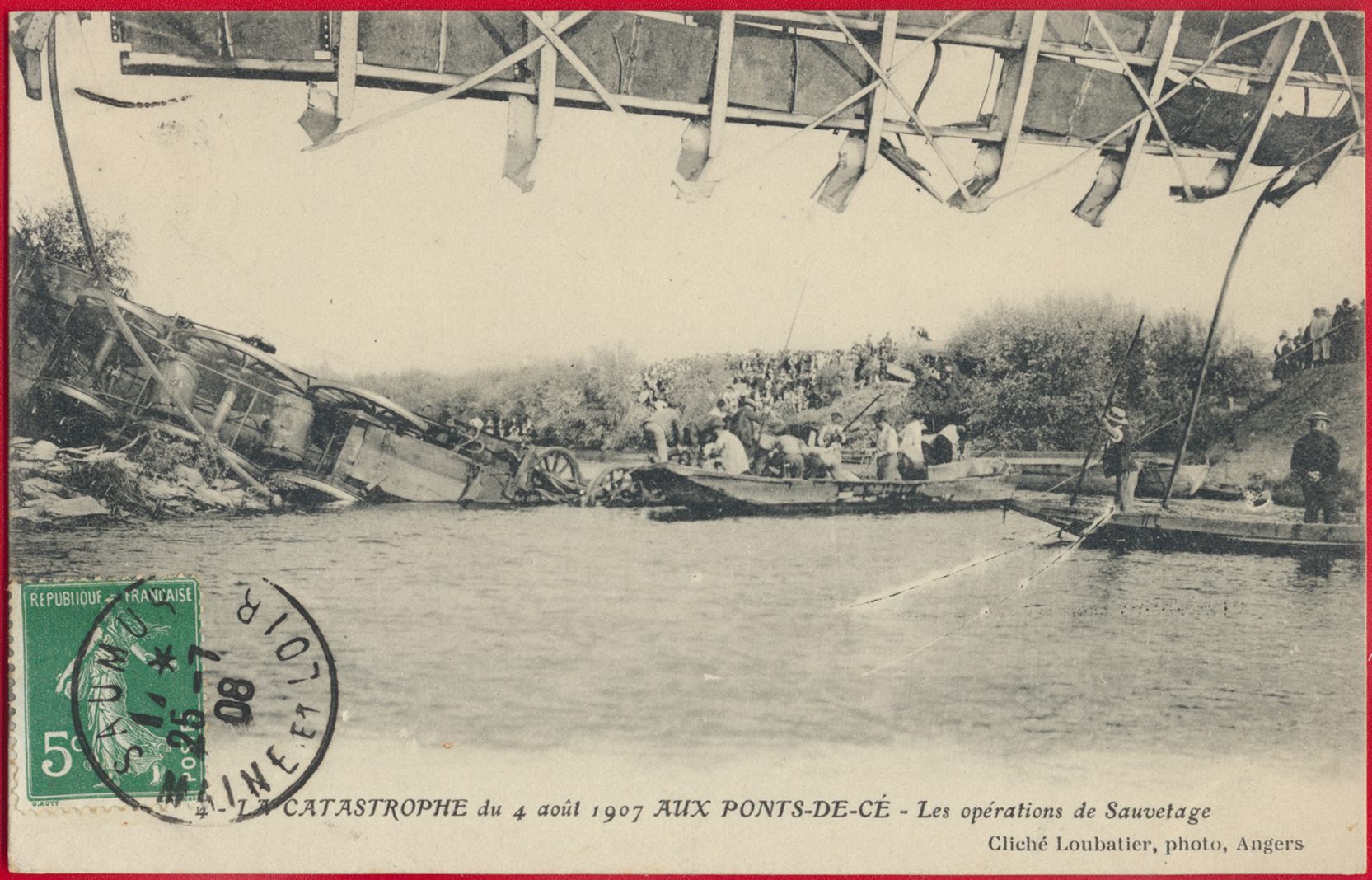 cpa-catastrophe-pont-ce-1907-operation-sauvetage