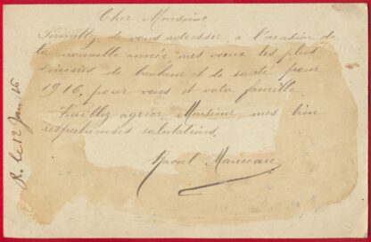 CPA  Correspondance de la République - 1916 - 164° d'Infanterie – Image 2